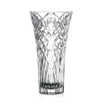 Lorren Home Trends RCR Melodia 12 in. Clear Cut Crystal Vase, Made in Italy thumbnail 1