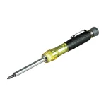 Klein Tools 3-in-1 HVAC Pocket Multibit Screwdriver with Concealable Tips and Schrader Bit thumbnail 1