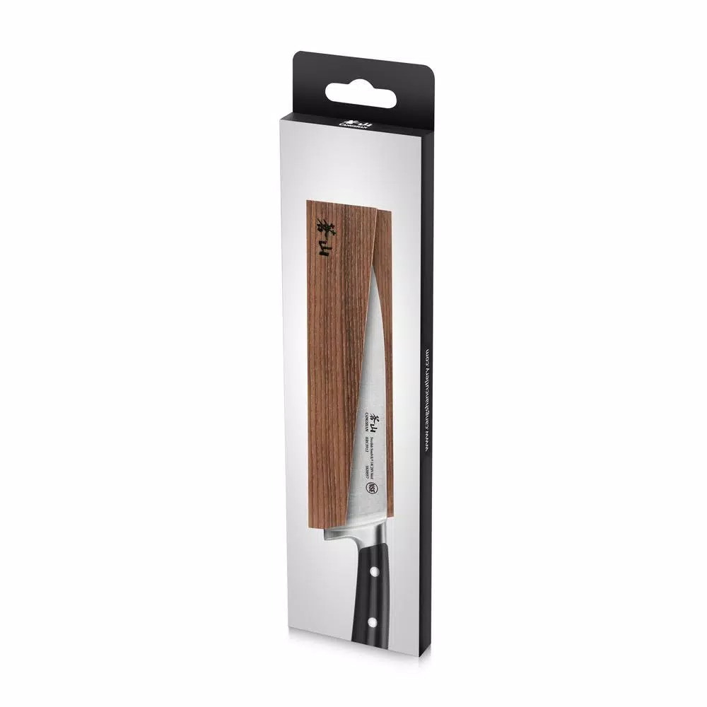 Cangshan Solid Carbonized Ash Wood Magnetic Knife Sheath for 8 in. Chef's Knife