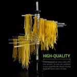 Ovente BPA-Free Acrylic Pasta Drying Rack with Spiral Wand and Sturdy 3-Legged Base thumbnail 7
