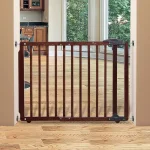 Dreambaby Nottingham Gro-Gate 29.5 in. Wooden Extendable Safety Gate, Cherry thumbnail 4