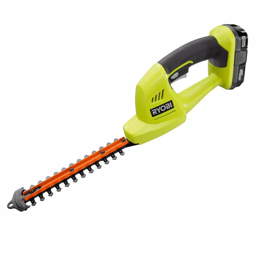 Ryobi ONE+ 18V Cordless 2-in-1 Grass Shear and Shrubbery Trimmer, Refurbished (1.3 Ah Battery & Charger Included)