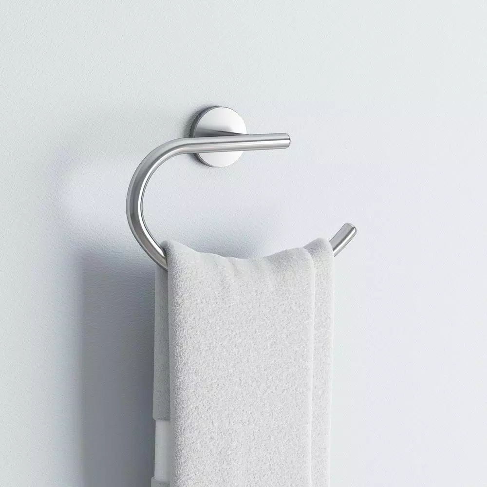 Glacier Bay Dorset Chrome Hand Towel Ring