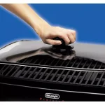 DeLonghi De'Longhi 192 sq. in. Indoor Grill with Tempered Glass Lid and Adjustable Thermostat, Black thumbnail 2