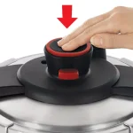 T-fal Clipso 8 Qt. Stainless Steel Stove Top Pressure Cooker with Steam Basket thumbnail 6