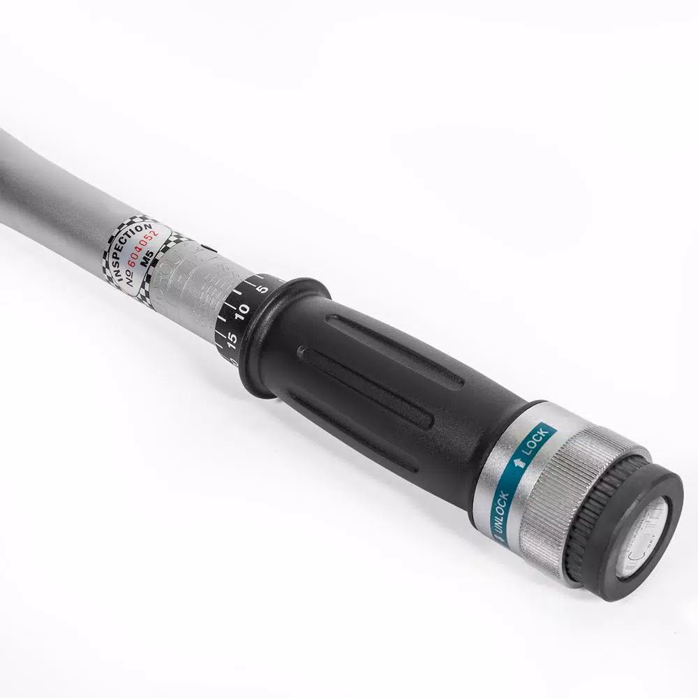 Stark 3/4 in. Drive Micro-Adjustable Click Torque Wrench, 75-300 ft./lb., with Storage Case