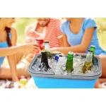 Southern Homewares 2.4 Gal. Blue Collapsible Bucket with Handle thumbnail 6
