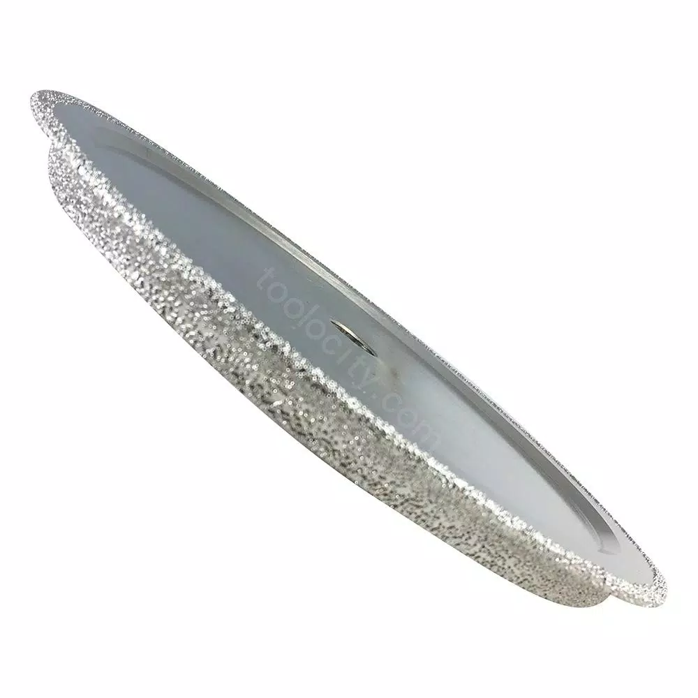 Monster 6 in. Brazed Diamond Profile Wheel for Tile, 3/8 in. Radius, 5/8 in. Arbor