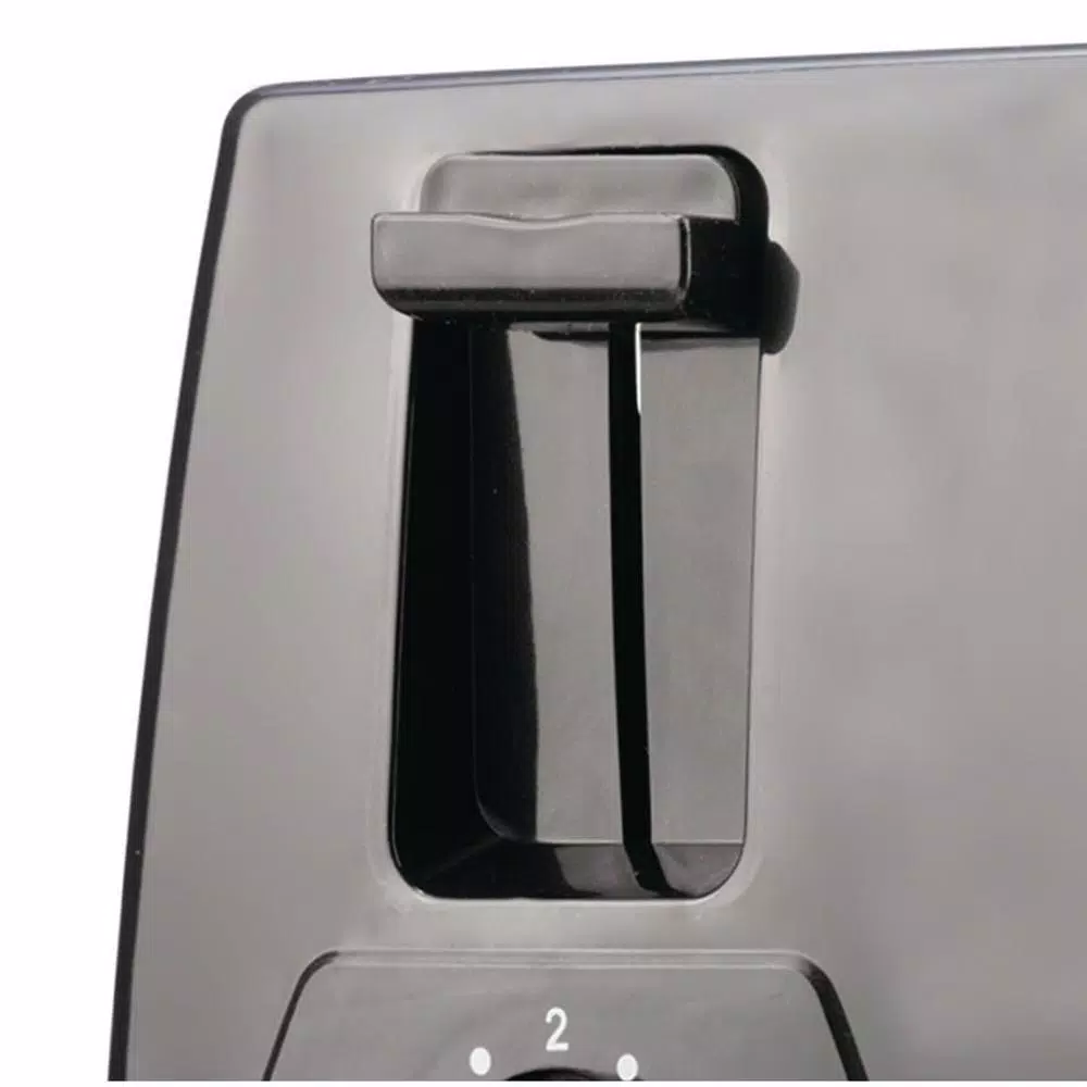 Brentwood 4-Slice Black Designer Toaster with 6 Browning Settings