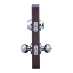 Copper Creek Soft Contemporary Polished Stainless Steel Entry Door Knob and Deadbolt Combo Set thumbnail 3