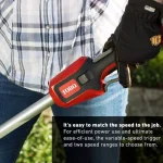 Toro 60V Max Flex-Force Brushless Cordless String Trimmer, 14-16 in. Cutting Width (Tool Only) thumbnail 7