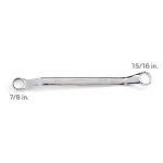 TEKTON 7/8 in. x 15/16 in. 45° Offset Double Box End Wrench thumbnail 2