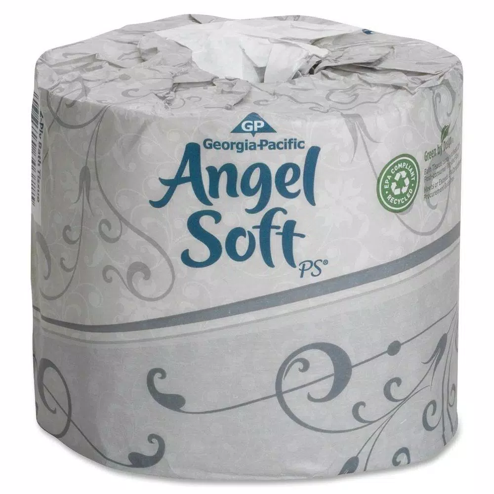 Angel Soft Premium 2-Ply Bath Tissue, 450 Sheets per Roll, White