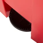 Rubbermaid Commercial Products 18 Gal. Red Fire-Safe Step-On Medical Trash Can, Puncture-Resistant Plastic thumbnail 4