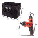 Stalwart 3.6V Lithium-Ion Cordless Electric Screwdriver Kit with 121-Piece Accessory Set thumbnail 2