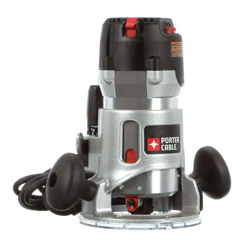 PORTER-CABLE 2.25 HP Fixed Base Router Kit, 12 Amp, Variable Speed