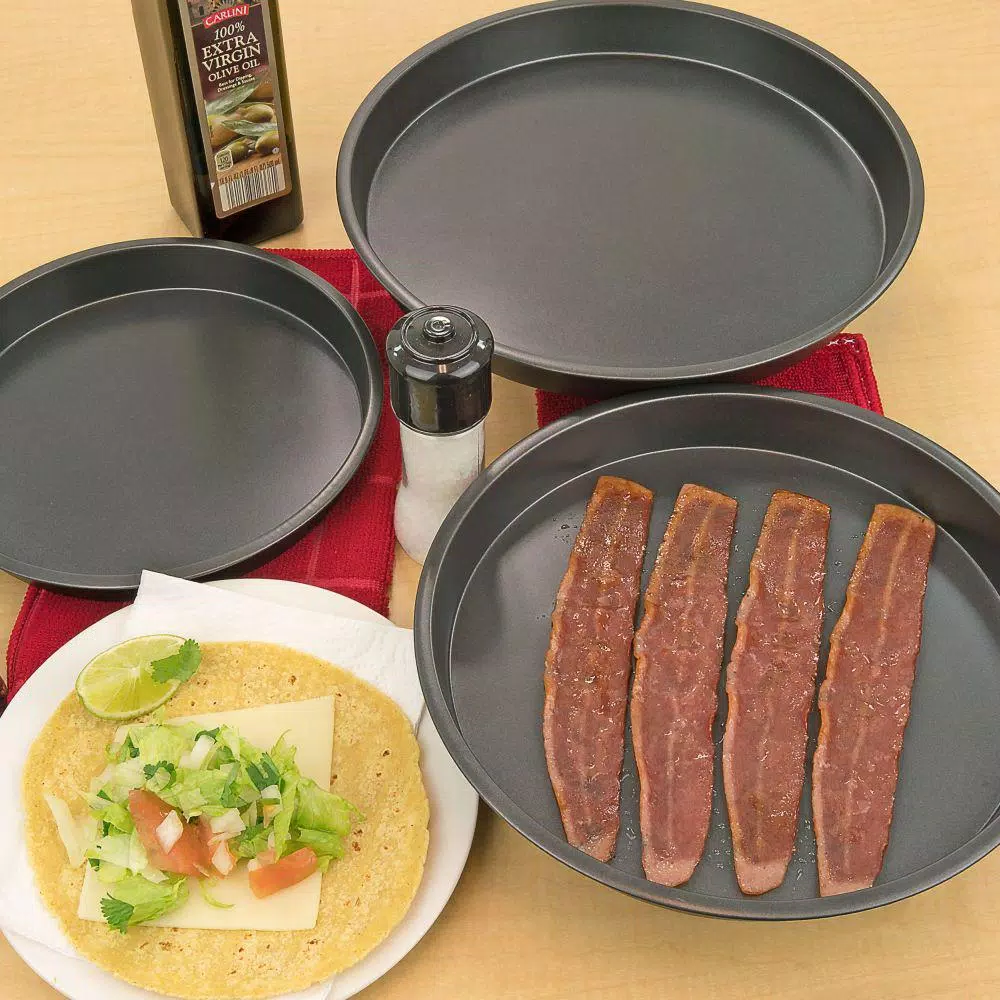 Southern Homewares 3-Piece Non-Stick Round Baking Pan Set, 8 in., 9 in., and 10 in.
