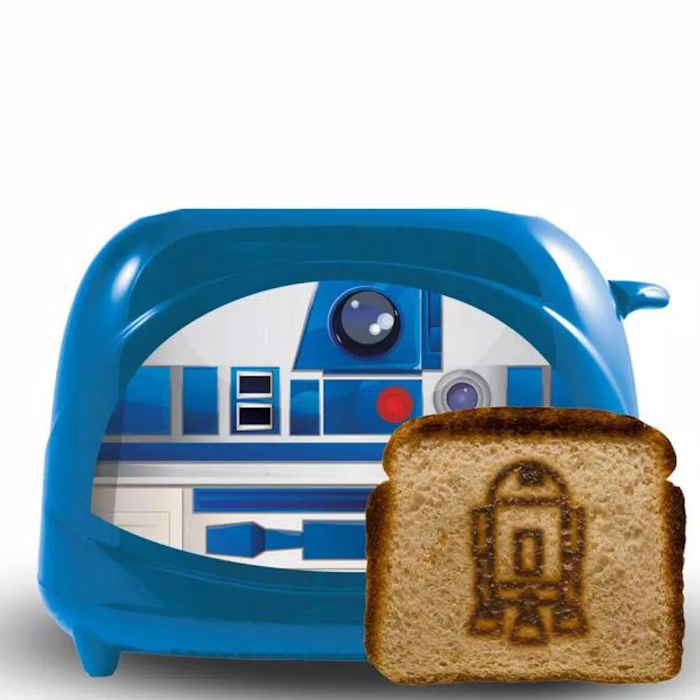Uncanny Brands Star Wars Empire Collection R2-D2 2-Slice Toaster with Silhouette Detail
