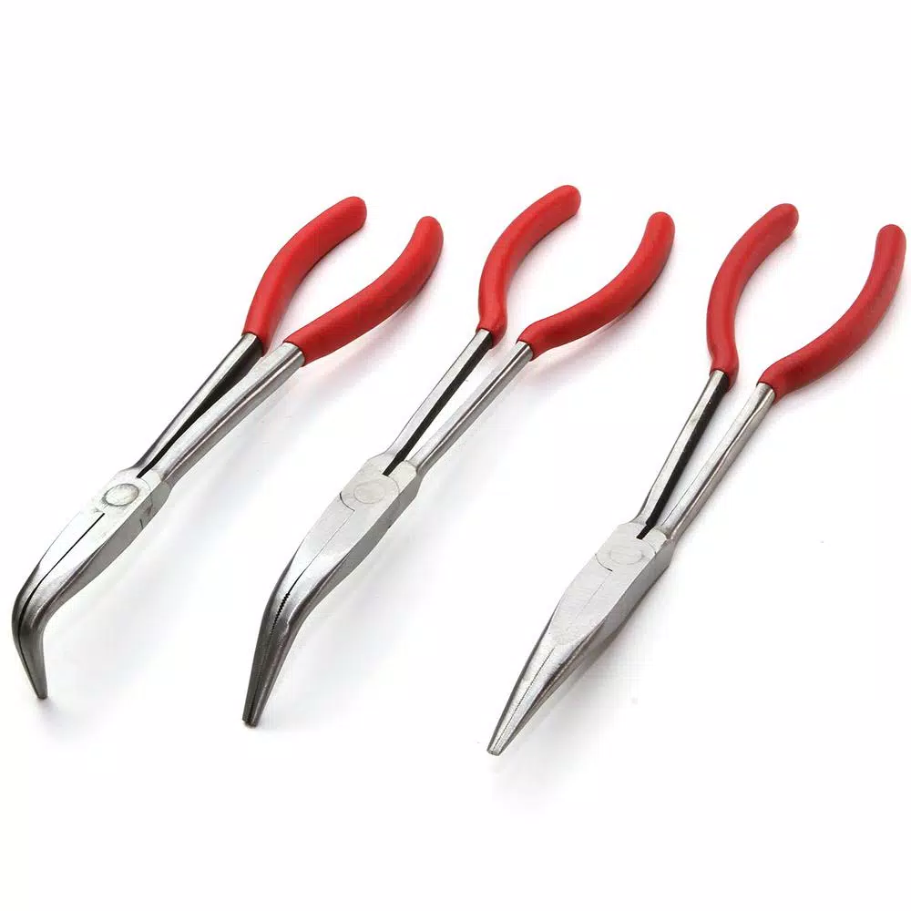 XtremepowerUS 11 in. Long Reach Needle Nose Plier Set, 9-Piece