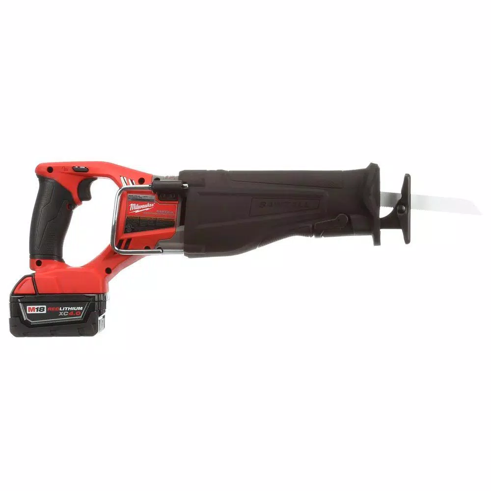 Milwaukee M18 FUEL 18V Brushless Cordless Reciprocating Saw Kit with 5.0Ah Battery, Charger, and Case
