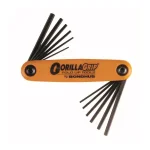 Bondhus 34-Piece Hex Key Set: Standard & Metric Ball End L-Wrenches and GorillaGrip Fold-Up Tool thumbnail 3