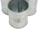 Mind Reader 3-Section Galvanized Metal Utensil Caddy & Silverware Organizer thumbnail 5
