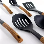 MegaChef 7-Piece Nylon Kitchen Utensil Set with Wood Design Finish thumbnail 8