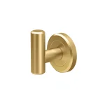 Gatco Latitude II Single Robe Hook - Brushed Brass - Solid Brass thumbnail 1