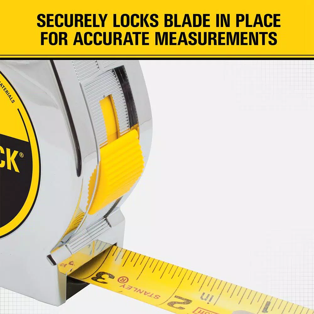 STANLEY PowerLock 25 ft. Tape Measure with 7 ft. Standout