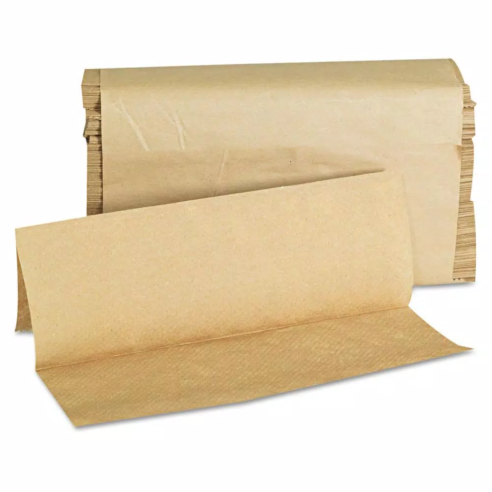 GEN Natural Multi-Fold Paper Towels, 9 x 9.45 in, 1-Ply, 4000 Sheets