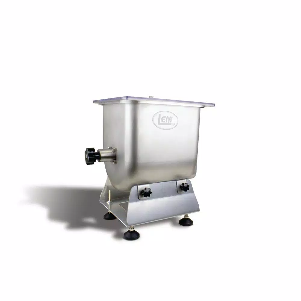 LEM Big Bite 50 lb. Stainless Steel Meat Mixer Attachment for #12 Head Grinders or Larger