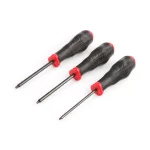 TEKTON 3-Piece Square Recess Screwdriver Set, Chrome Molybdenum Steel Blades thumbnail 1