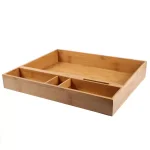 Creative Home Natural Bamboo Multipurpose Coffee Station Organizer and Serving Tray thumbnail 2