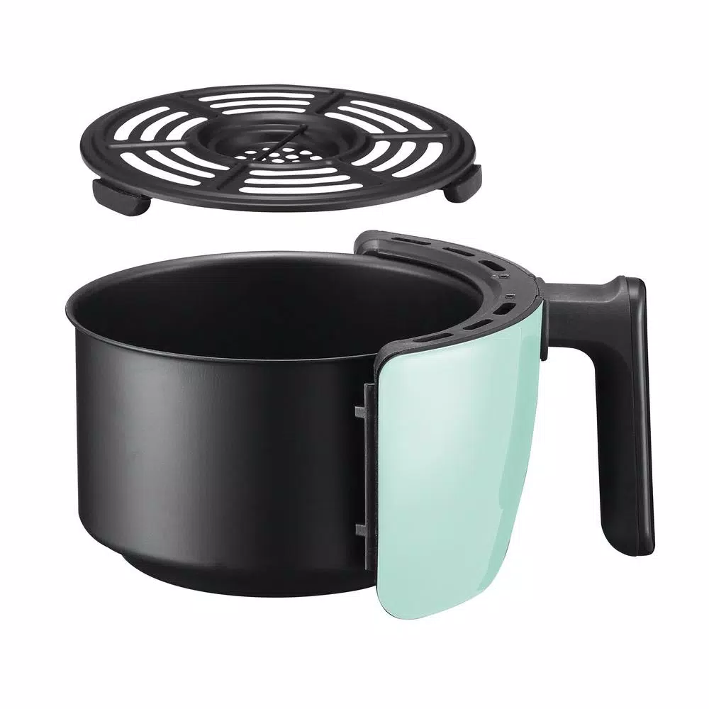 Maximatic Elite Platinum 2.1 Qt. Blue Air Fryer with Adjustable Timer and Convection Fan