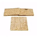 Seville Classics Water Hyacinth Storage Baskets, Hand-Woven Square Decorative Baskets, 2-Pack thumbnail 3