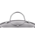 BergHOFF Essentials Comfort 1.7 qt. Round Stainless Steel Casserole Dish with Glass Lid thumbnail 3