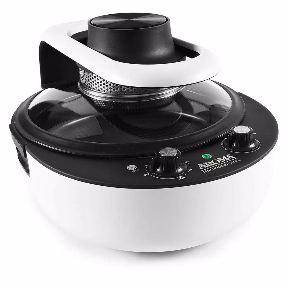 Aroma 4.7 Qt. Black Electric Air Fryer Multi-Cooker