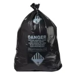 Ultrasac 33 Gallon Asbestos Disposal Bags, 4 Mil Heavy Duty, Black (50-Count) thumbnail 1