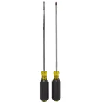 Klein Tools 2-Piece Long Blade Screwdriver Set, 10 in. Shank, Slotted and Phillips thumbnail 3