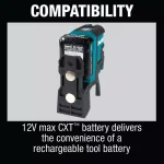 Makita 12V MAX CXT Self-Leveling Red Beam Cross-Line and 4-Point Laser Kit (2.0 Ah) thumbnail 5
