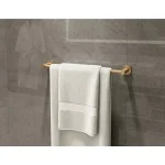 Symmons Dia 18 in. Wall-Mounted Single Towel Bar in Brushed Bronze thumbnail 2