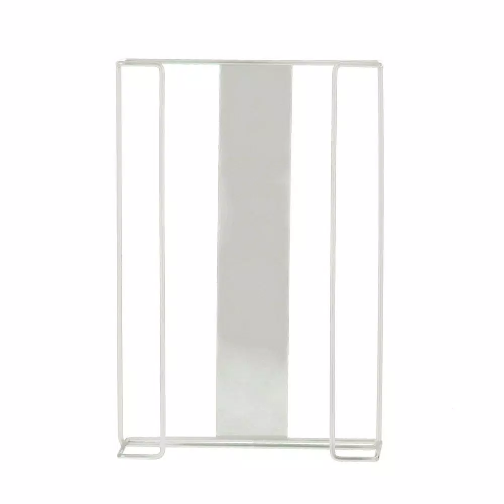 Alpine Industries Triple Box White Metal Wire Wall Mounted Glove Dispenser