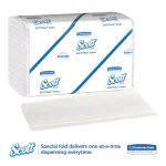 Scott Scottfold White Multi-Fold Paper Towels, 175 Sheets per Pack, 25 Packs per Carton thumbnail 3