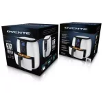 Ovente 3.2 Qt. White Air Fryer with Grill Pan and Non-Stick Basket, 1400W, 6 Presets thumbnail 6