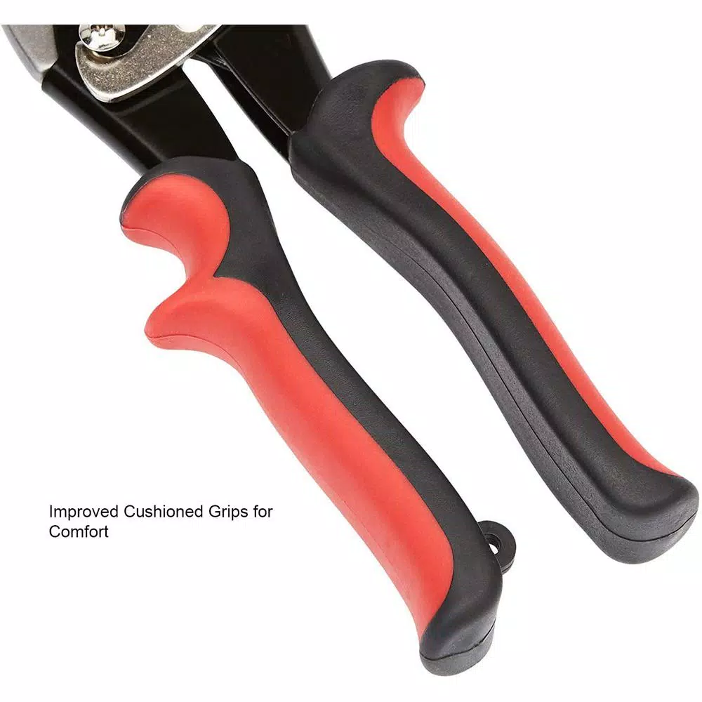 KING 3-Piece Aviation Tin Snip Set, 10 in. Straight, Left, and Right Cut