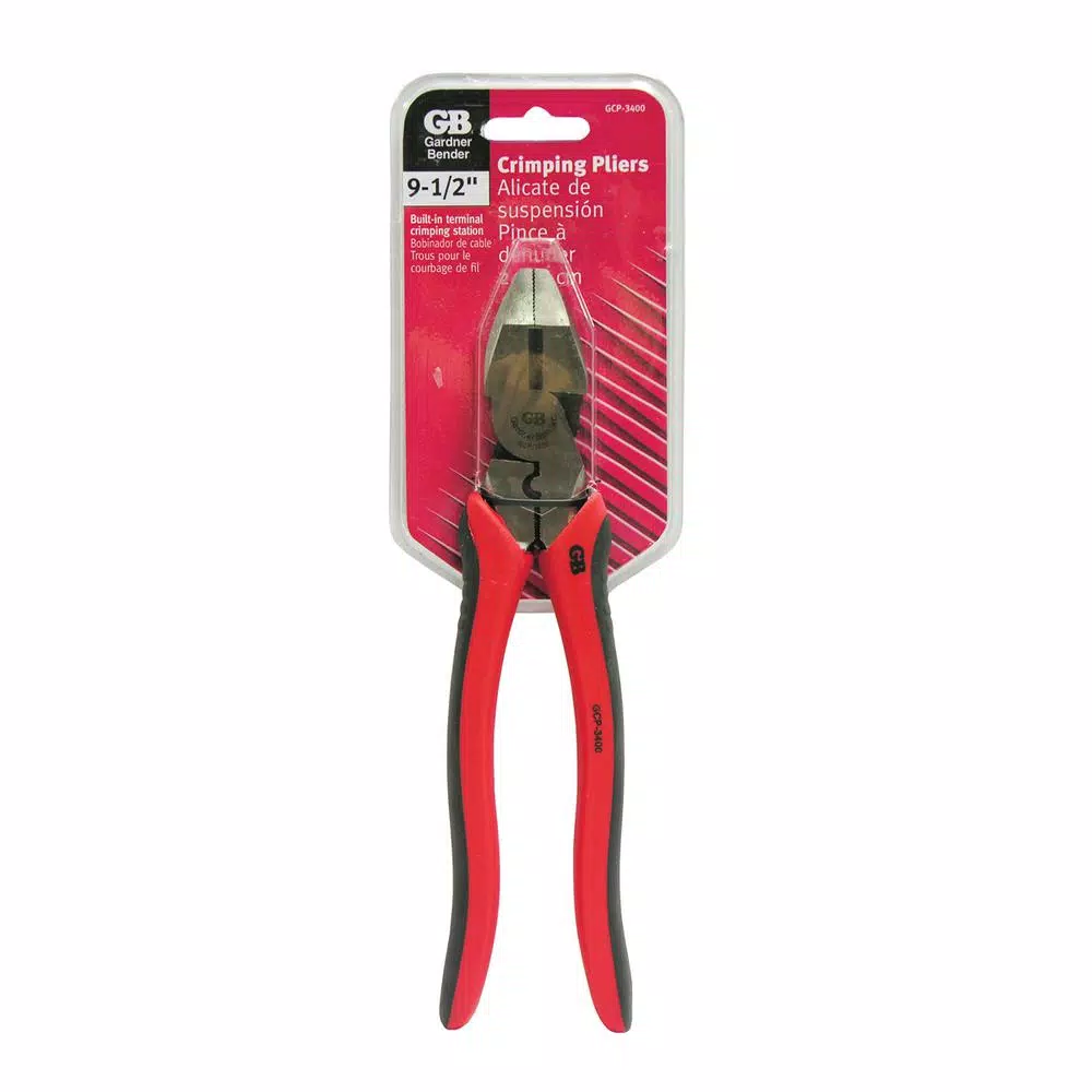Gardner Bender High Leverage Lineman's Pliers and Crimping Tool, 9.5 in.