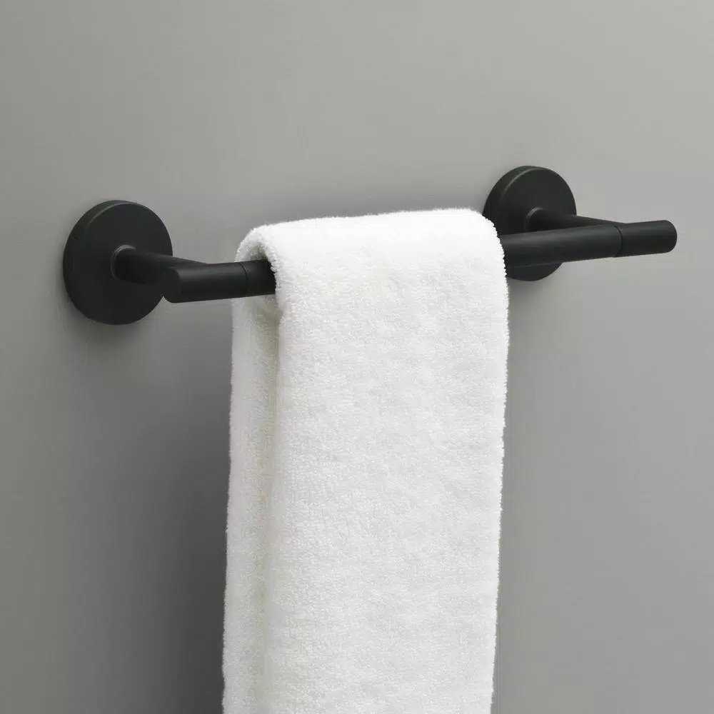 Delta Lyndall 9 in. Single Towel Bar, Matte Black