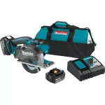Makita 18V LXT Cordless 5-3/8 in. Metal Cutting Saw Kit with 2 5.0 Ah Batteries and Rapid Optimum Charger thumbnail 1