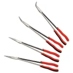 SUNEX TOOLS Sunex 3706V 16 in. Extra Long Reach Needle Nose Pliers Set, 4-Piece thumbnail 1