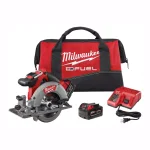 Milwaukee M18 FUEL 6-1/2 in. Brushless Cordless Circular Saw Kit with (2) 5.0 Ah Batteries & Charger thumbnail 1
